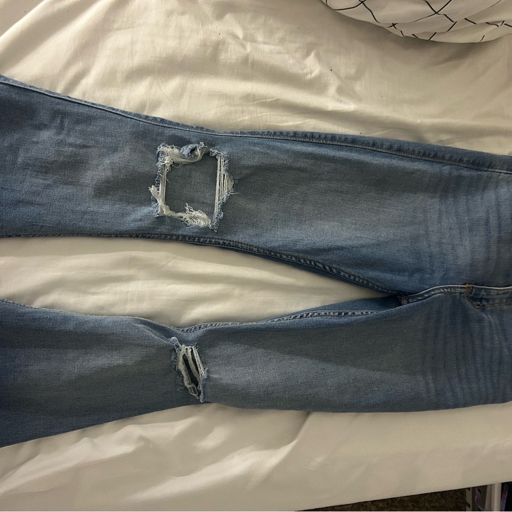 Hollister Blue Boot Cut Flare Jeans
